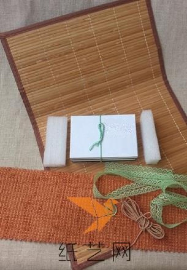 Tutorial on making a beautiful business card box out of old mats