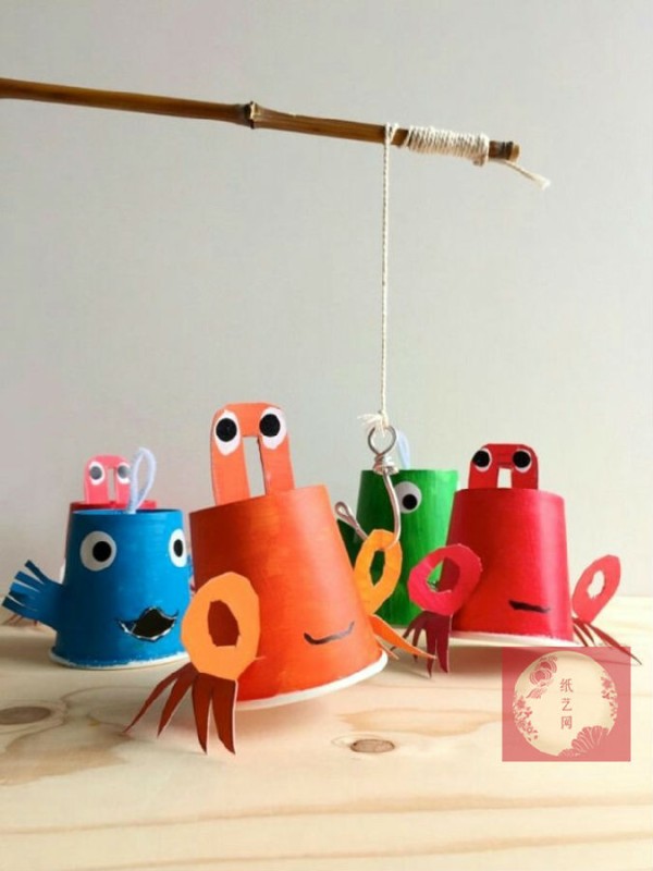 Bring your baby to play with paper, a cute parent-child paper craft!