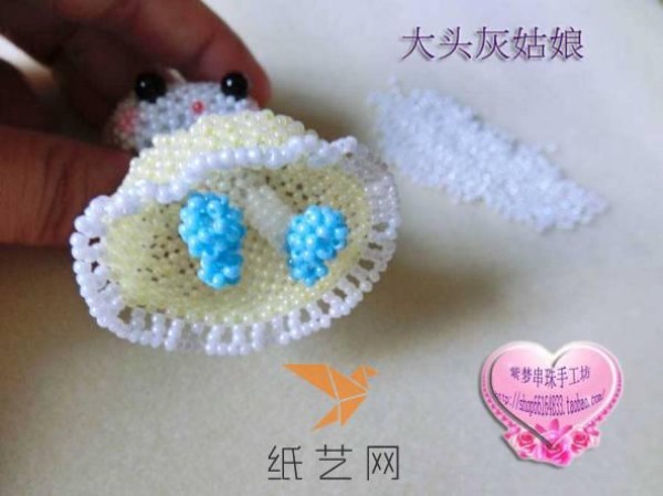 Disney Princess Cinderella Beaded Doll Making Tutorial---Zimeng DIY Beaded Handicraft Workshop