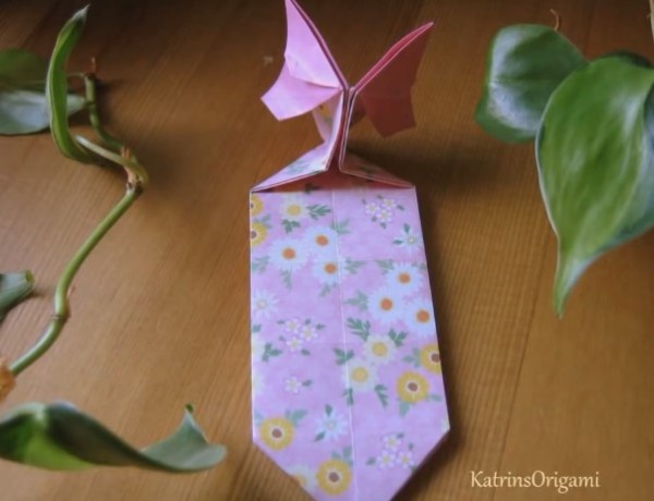 Origami Butterfly Bookmark Tutorial