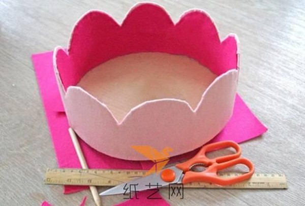 Super beautiful non-woven cake storage box birthday gift making tutorial