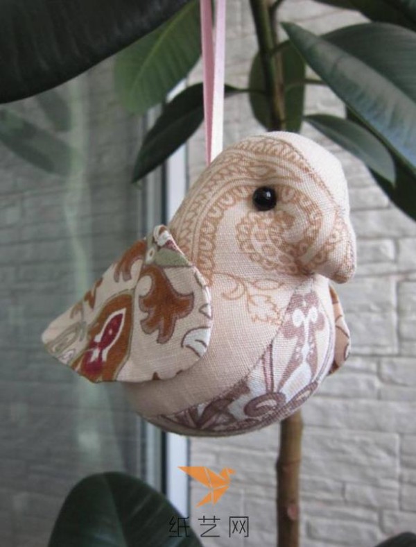 Cute fabric bird car decorations for Father’s Day gifts