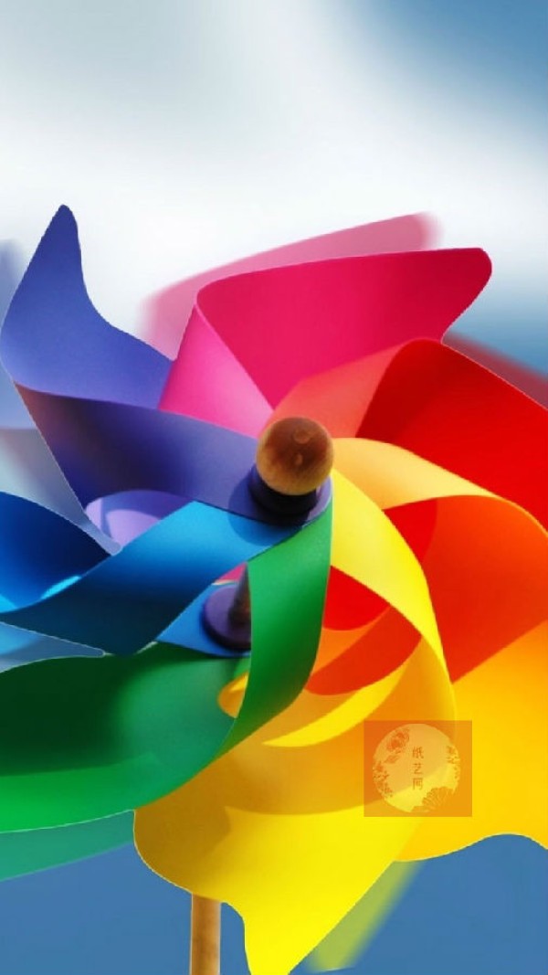 Can you make paper pinwheels? Windmills can also be used for decoration! !