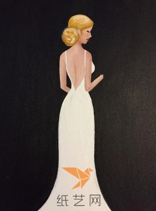 How about giving your own three-dimensional bridal decoration painting to your newlywed friends?