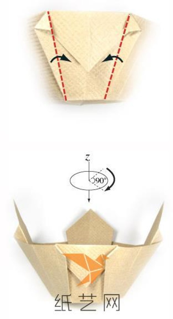 Exquisite origami bowl storage box origami box making tutorial