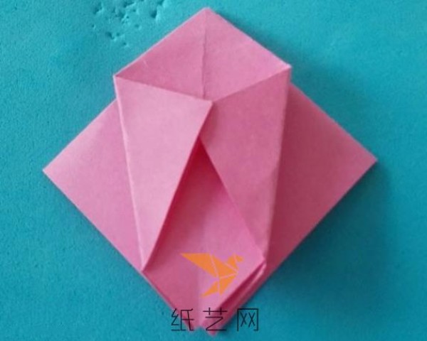 DIY Origami Paper Rose Making Tutorial for Children