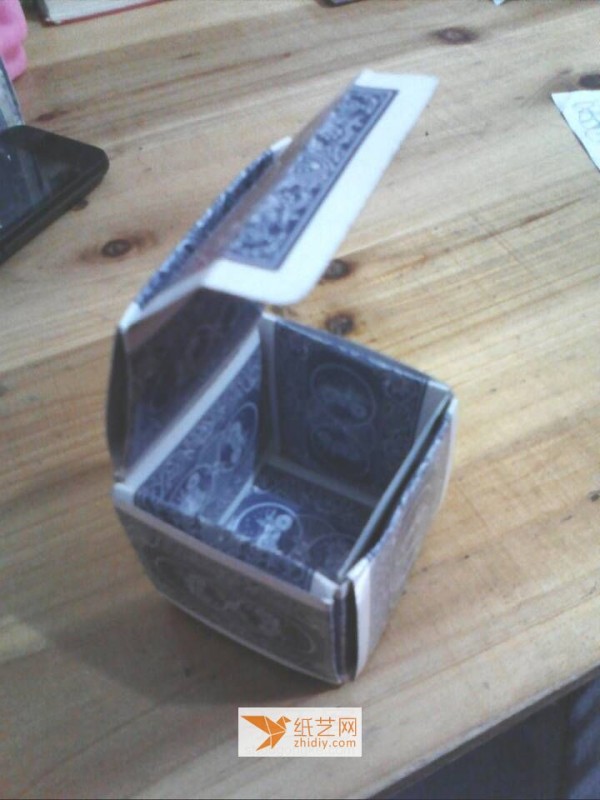 Turn waste into treasure playing card box