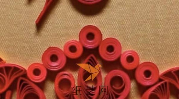 Super cool fire phoenix quilling paper hand-making tutorial