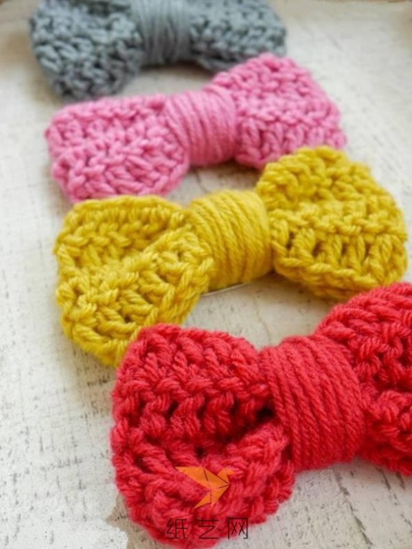 Beautiful crochet bow making tutorial