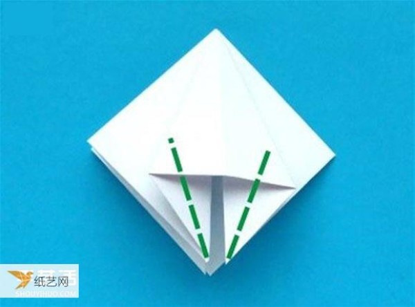 Origami Christmas Cactus - Origami Origami Illustrated Tutorial