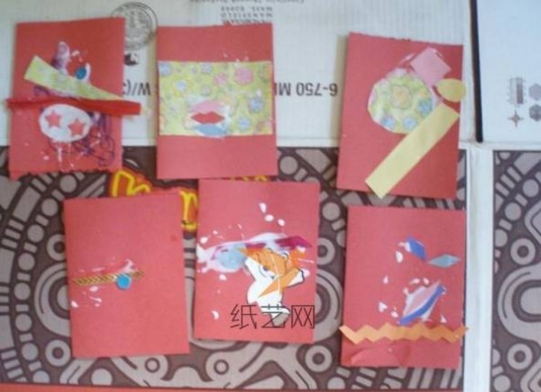 Tutorial on handmade Christmas cards for children