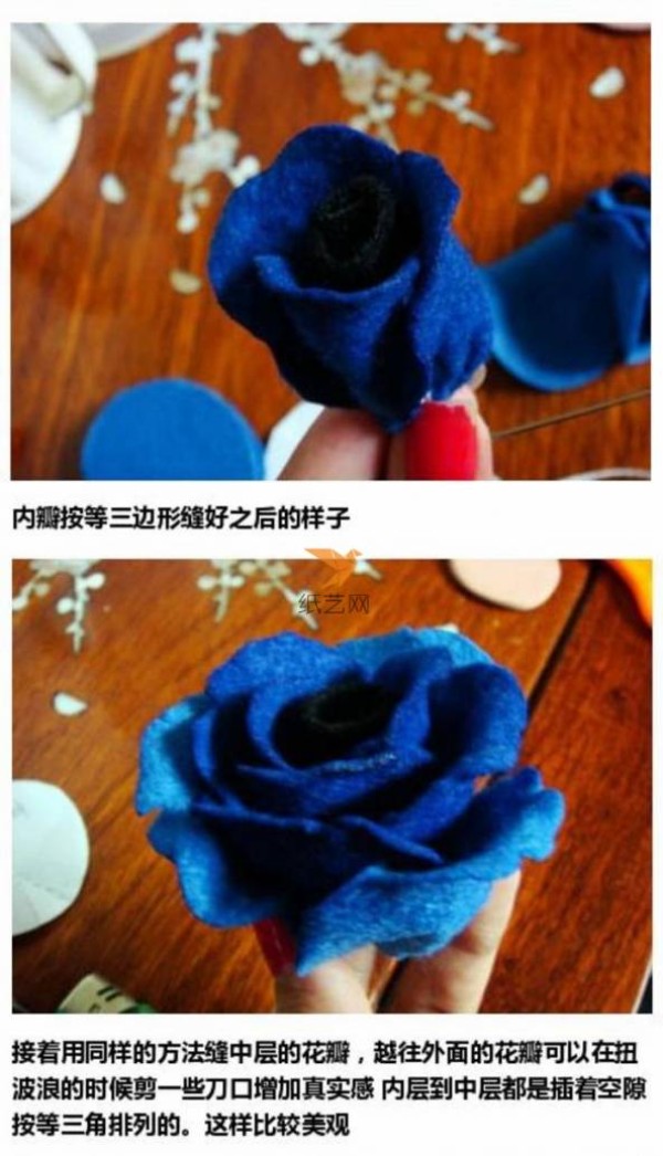 Non-woven rose making tutorialNon-woven tutorial