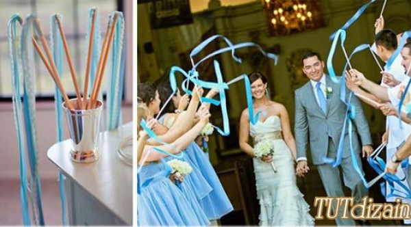 Tutorial on handmade eco-friendly and lively ribbons for wedding celebrations