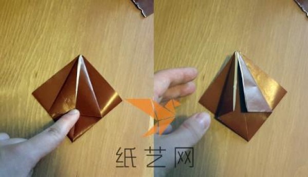 Cute handmade origami boat mandarin duck making tutorial