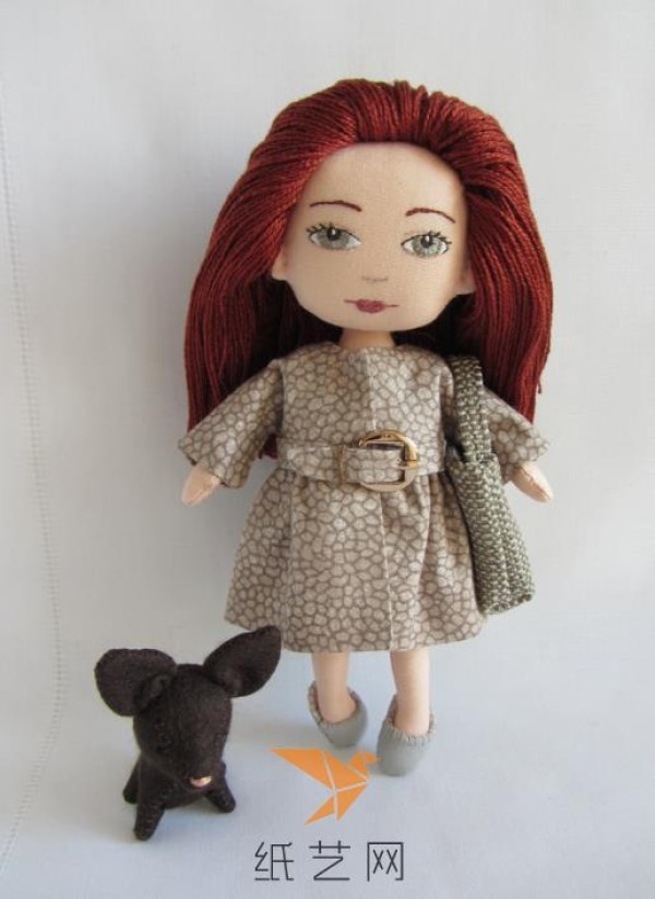 Tutorial on making a temperamental windbreaker for a rag doll as a New Year gift