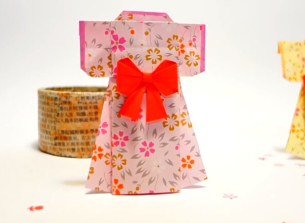 Origami kimono handmade tutorial