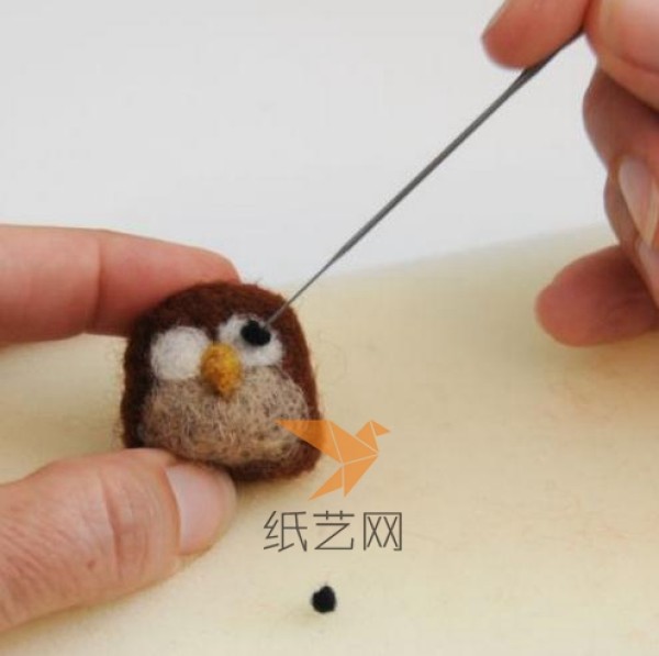 Tutorial on how to make a cute wool felt owl