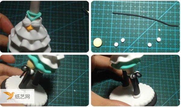 Using ultra-light clay to hand-make a personalized Dragon Nest female archer doll