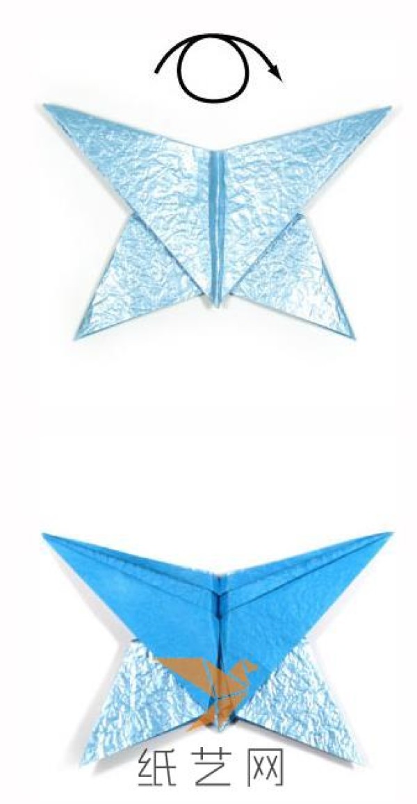 Simple origami butterfly making tutorial for childrens handicrafts