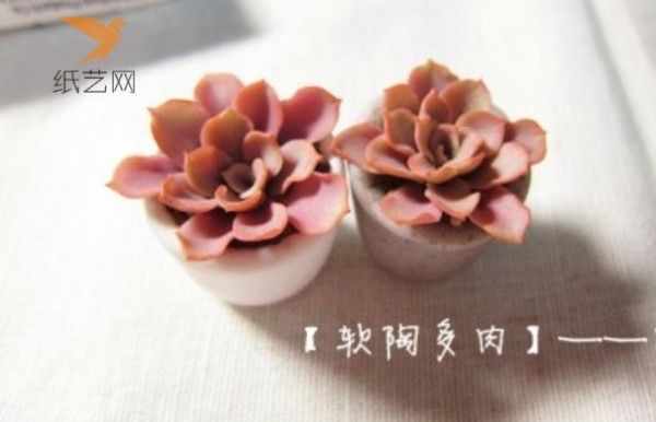 Pottery Tutorial Soft Clay Succulent Plant DIY Making Tutorial