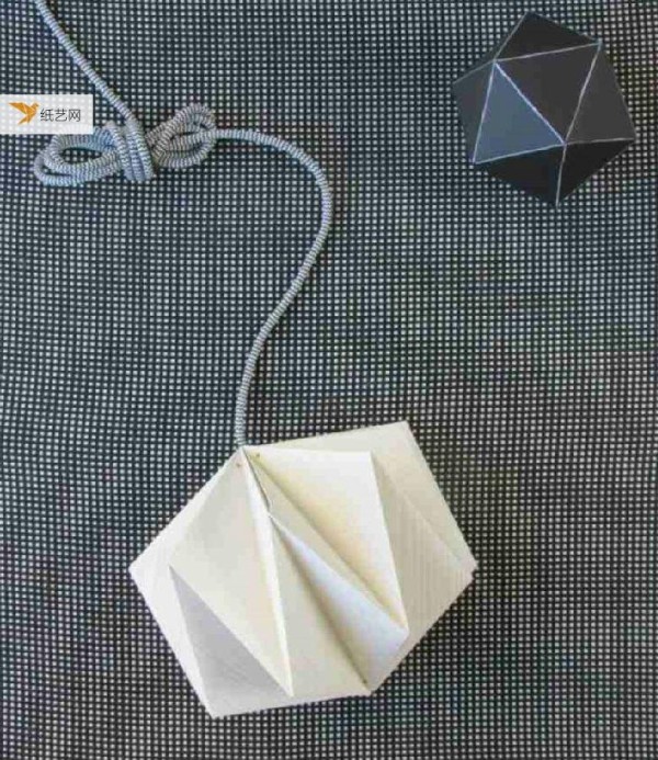 Here are some simple drawings of origami lampshades! Attached are template drawings