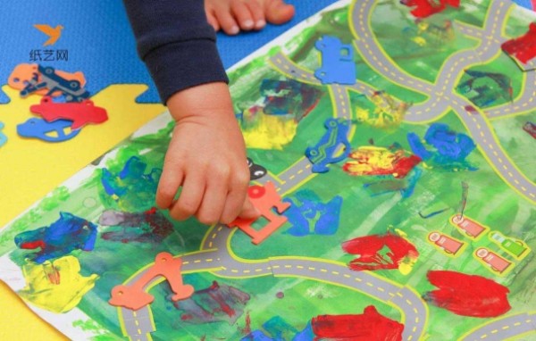 Tutorial on how to make a childlike map made by children