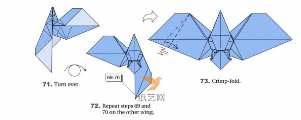 Halloween origami bat origami tutorial