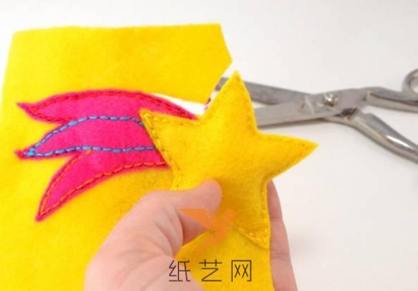 Cute three-dimensional meteor fabric making tutorial