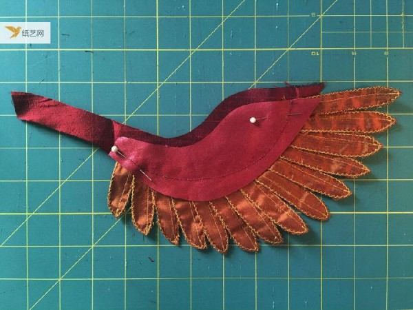 Super beautiful! Fabric Phoenix Mask (with tutorial and template)