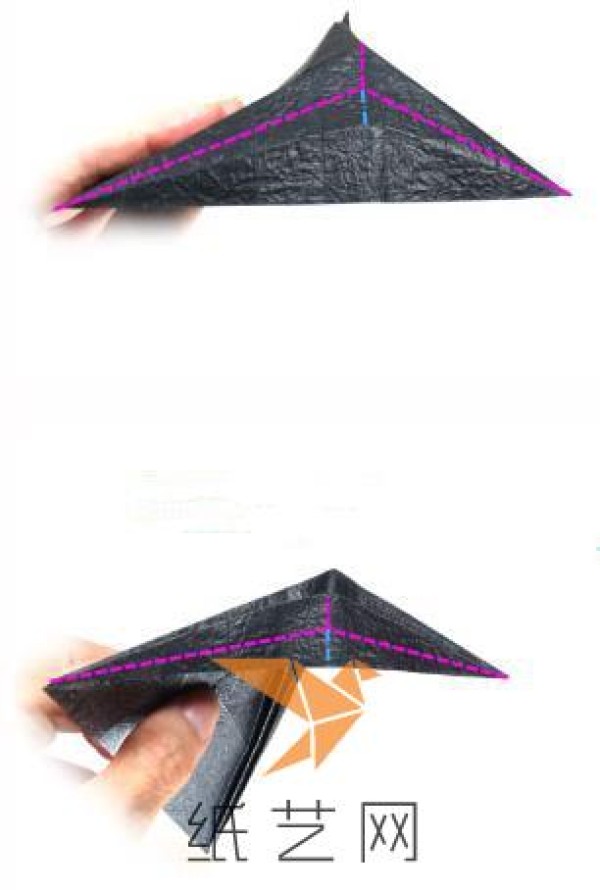 Detailed tutorial on making magical standing origami paper cranes