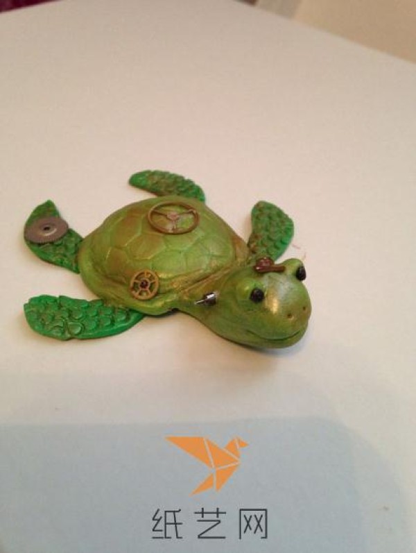 Tutorial on a mechanical turtle made from ultra-light clay