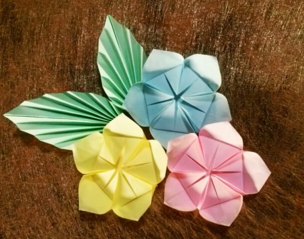 Origami flower cherry blossom handmade origami handmade video tutorial