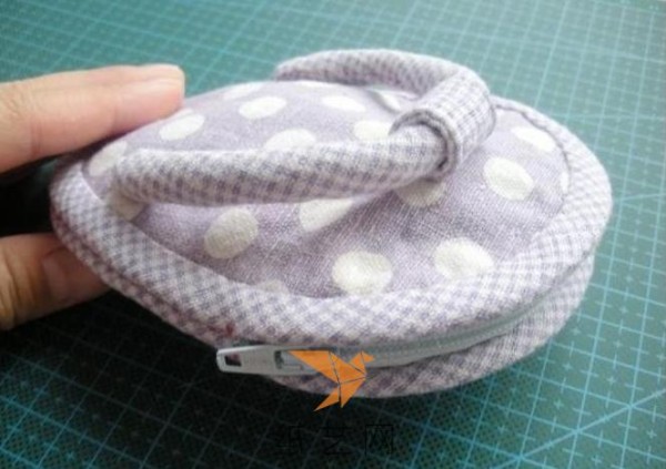 Christmas handmade fabric toe-shaped coin purse making tutorial