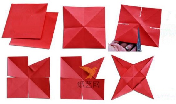 Tutorial on making beautiful 3D star decorations by hand for children