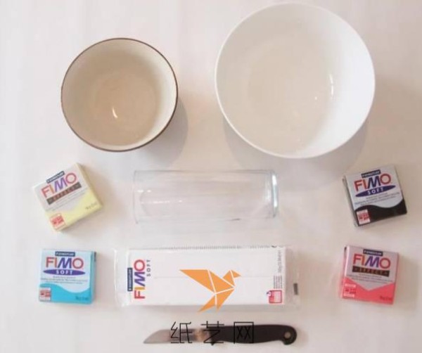 How to use ultra-light clay to make a water ripple-like storage tray