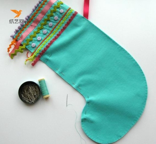 Beautiful Christmas gift stocking making tutorial