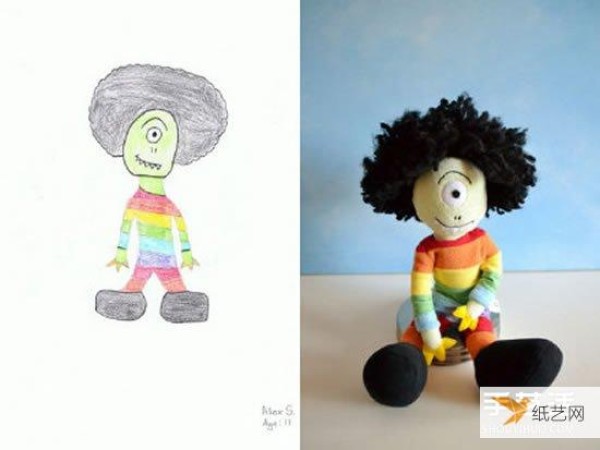 Turn your 4-year-old son’s graffiti into a loving plush toy