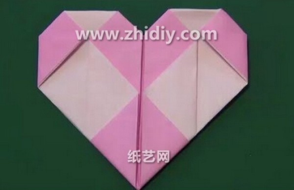 Simple lattice heart origami heart tutorial