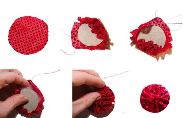 Tutorial on making Christmas non-woven handheld small decorations (Santa Claus, reindeer)