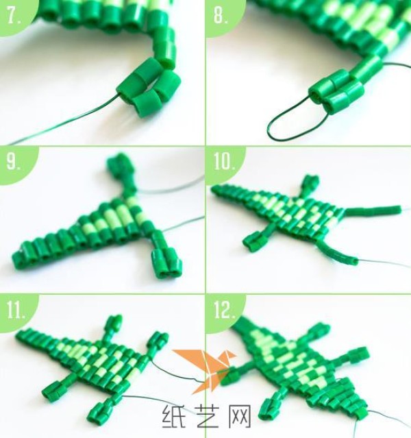 Creative handmade tutorial on how to make small crocodiles with Doudou