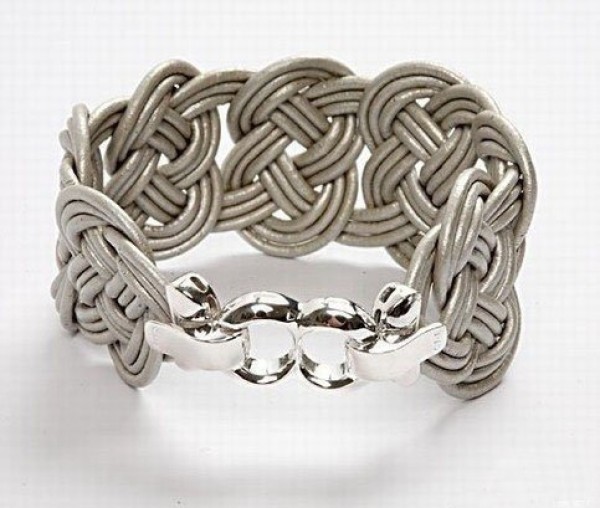 Bracelet weaving fashion multi-rope combination bracelet weaving tutorial picture illustration