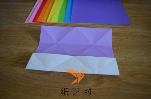 Making colorful origami fireworks