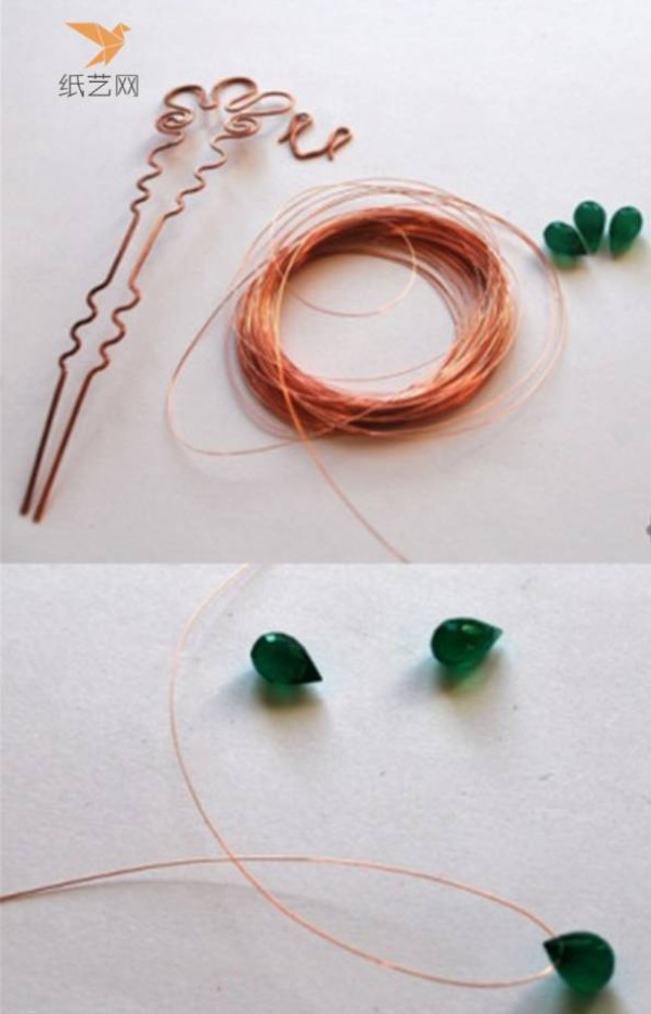 Beaded Tutorial for Slim Chinese Style Retro Beaded Hairpin