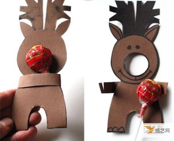 Tutorial on how to make a simple stand-up elk for toddlers