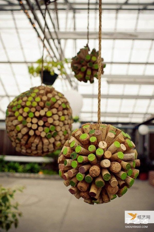 A small production picture of using red wine bottle stopper waste to make personalized corks by hand