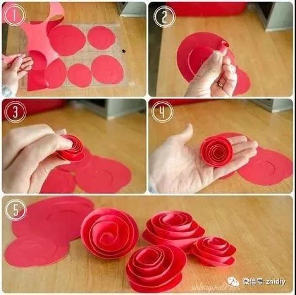 Simple paper art bouquet tutorial, super easy to make! 4 tutorials, 10 templates!