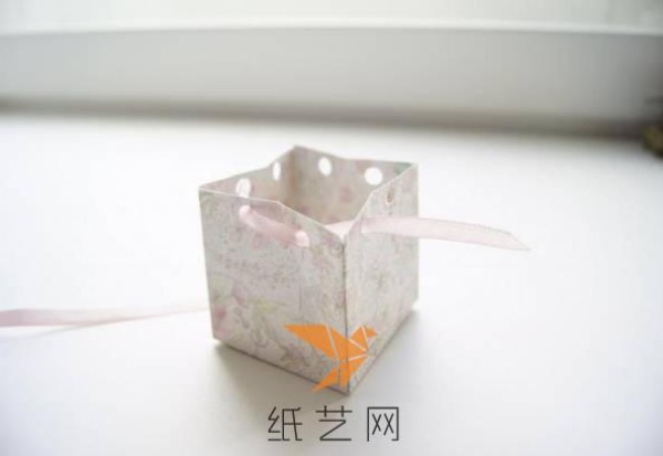 Christmas gift wrapping box origami box making tutorial