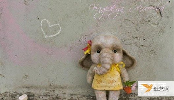 Pictures of cute and exquisite wool felt animal works that can melt peoples hearts