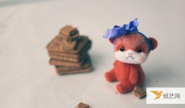 Pictures of cute and exquisite wool felt animal works that can melt peoples hearts