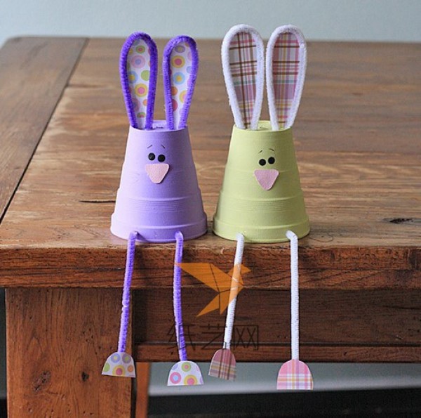 Use disposable paper cups to make cute little rabbits for the Mid-Autumn Festival